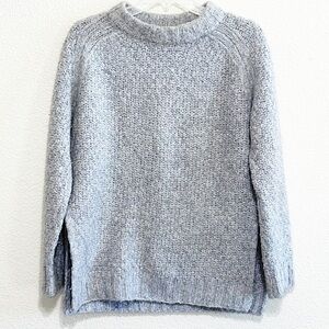 Steven Alan Woman Gray Virgin WOOL Cowl Sweater Size S